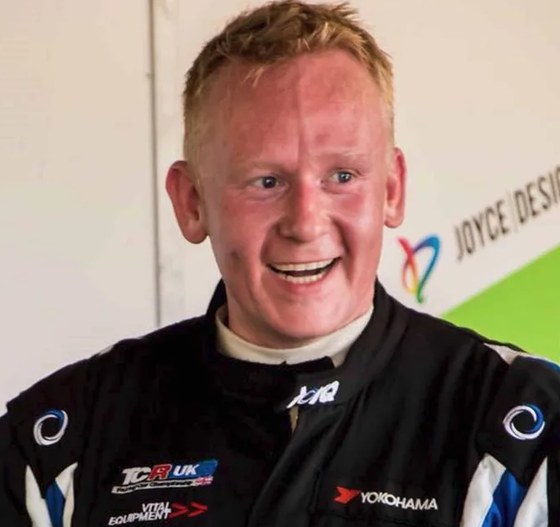 Carl Swift at a race circuit