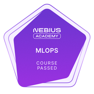 Nebius Academy MLOps course passed badge